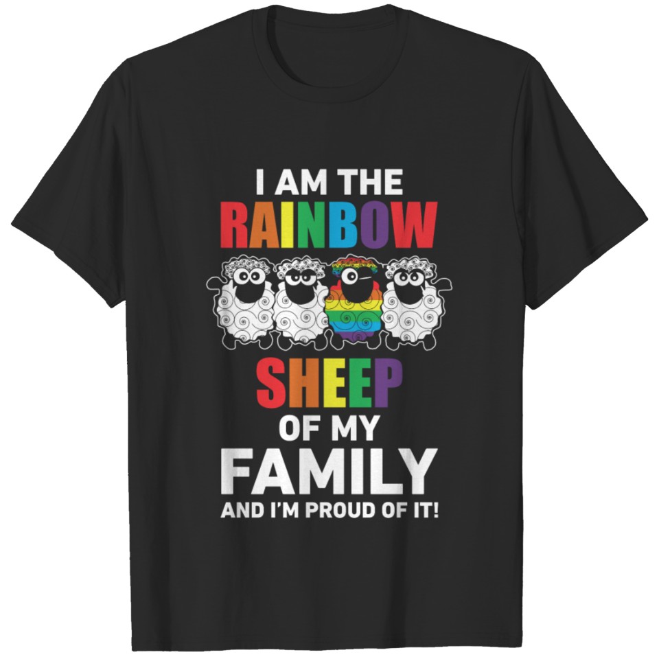 Lgbt - I Am The Rainbow Sheep T Shirt T-Shirt