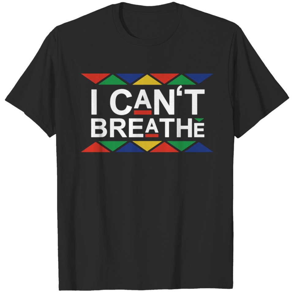 Lgbt I Can T Breathe Pride Gay Black Lives Matter T-Shirt