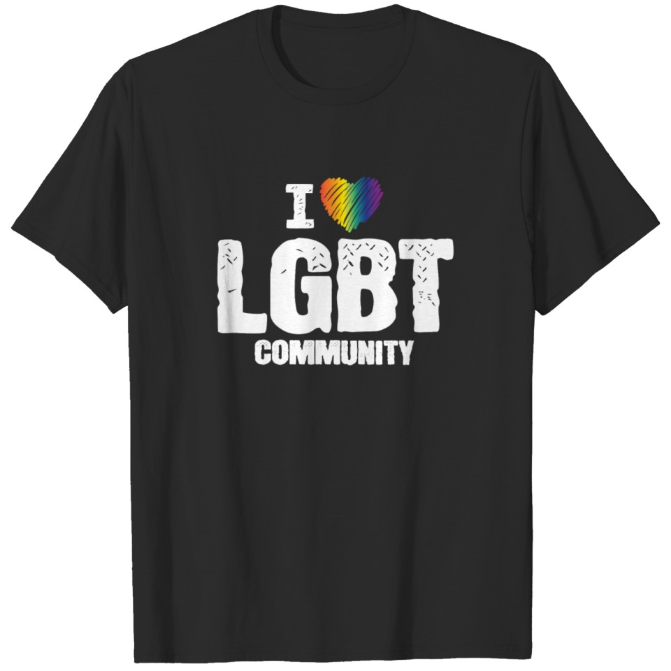 Lgbt, I Love T-Shirt