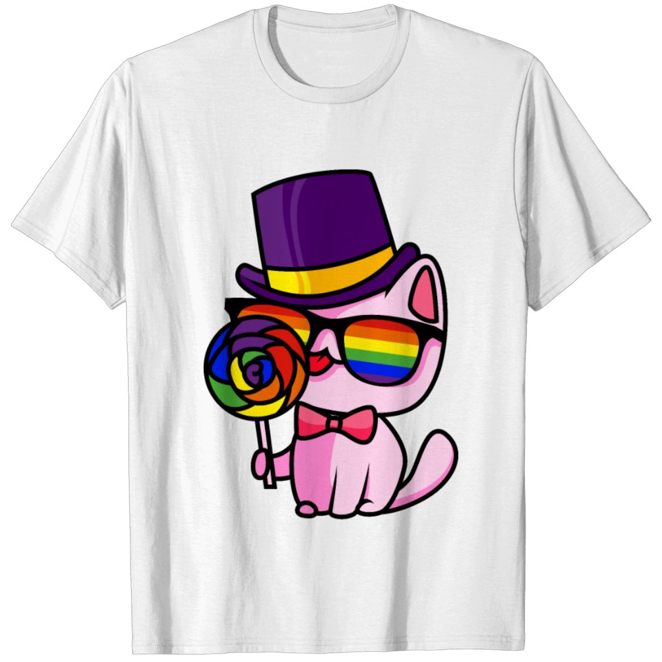Lgbt Katze T-Shirt