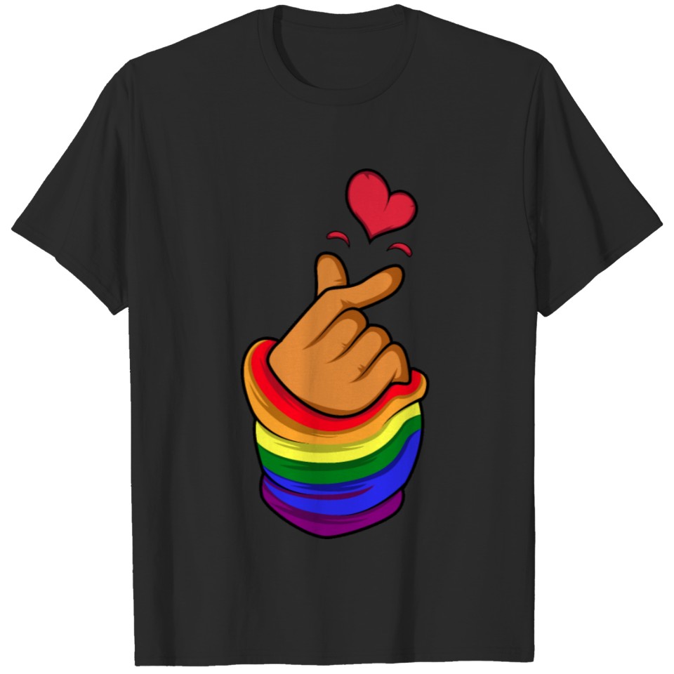 Lgbt Korean Heart Transgender Gift T-Shirt