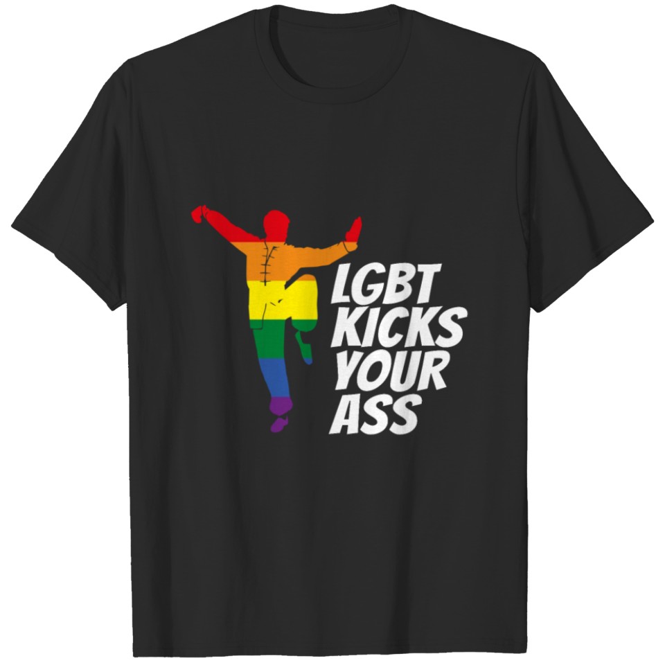 Lgbt Kung Fu Fighting Equal Right Gay Lesbian Gift T-Shirt