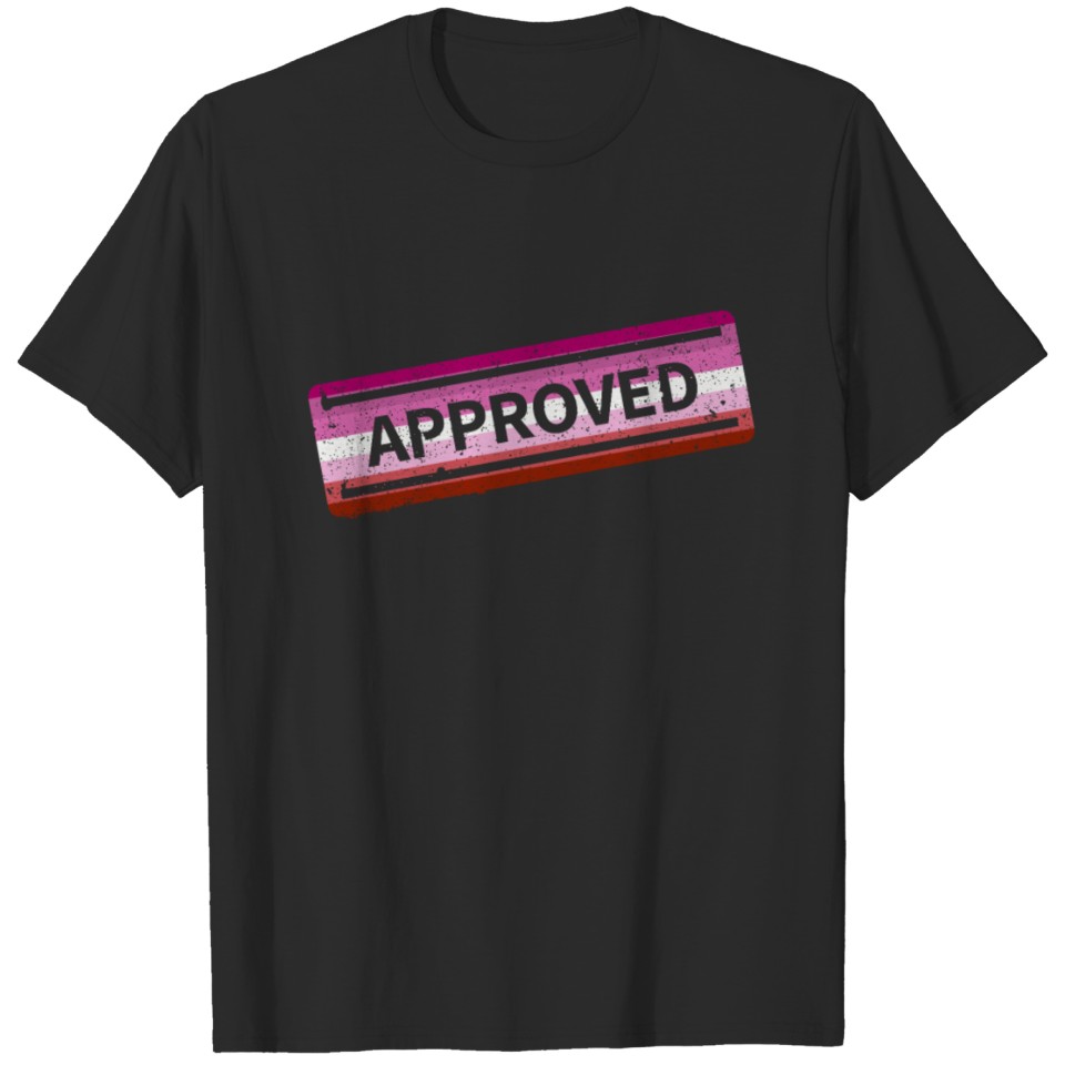 Lgbt Lesbian Approved Gay Pride Queer Csd T-Shirt