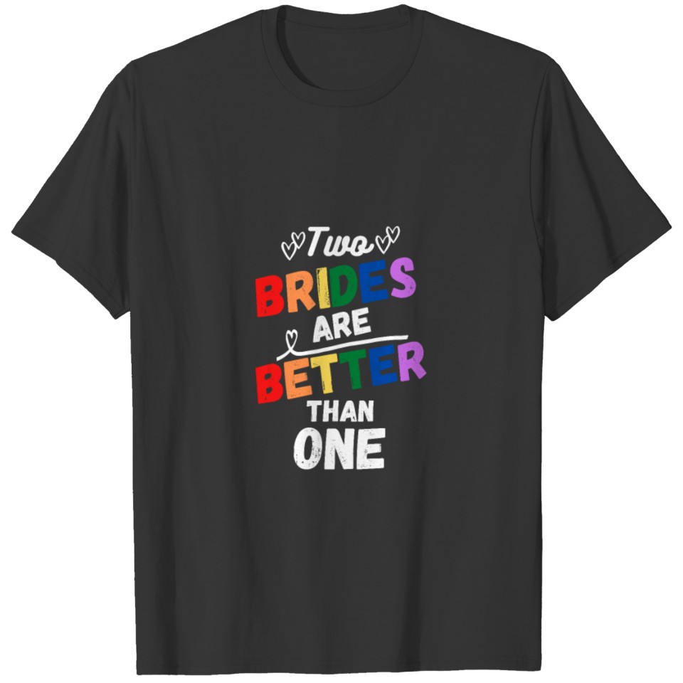 Lgbt Lesbian Women Gay Bride Gift T Shirts