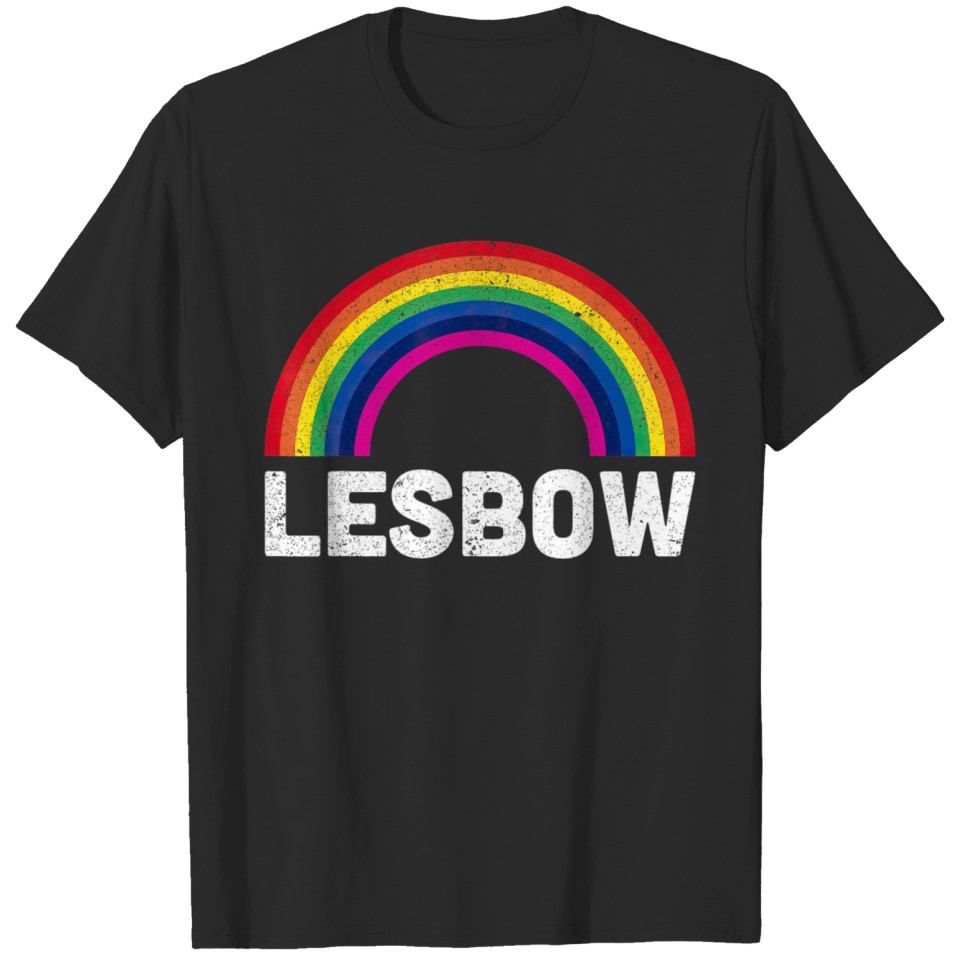 Lgbt Lesbow Rainbow Lesbian Pride Love Gift T T-Shirt
