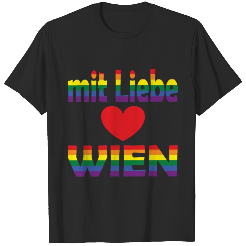 Lgbt Liebe Wien T-Shirt