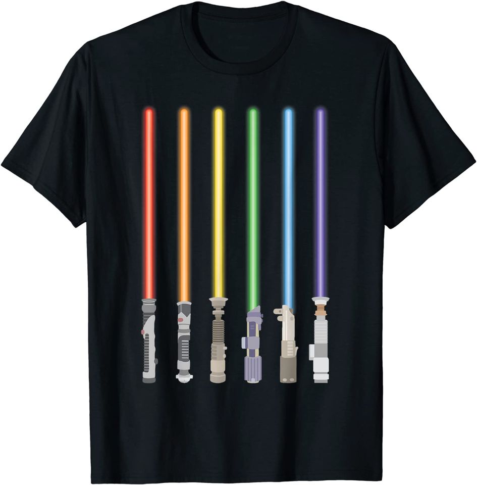 Lgbt Light Sword Tshirt, Lgbtq Pride Flag Saber T-Shirt