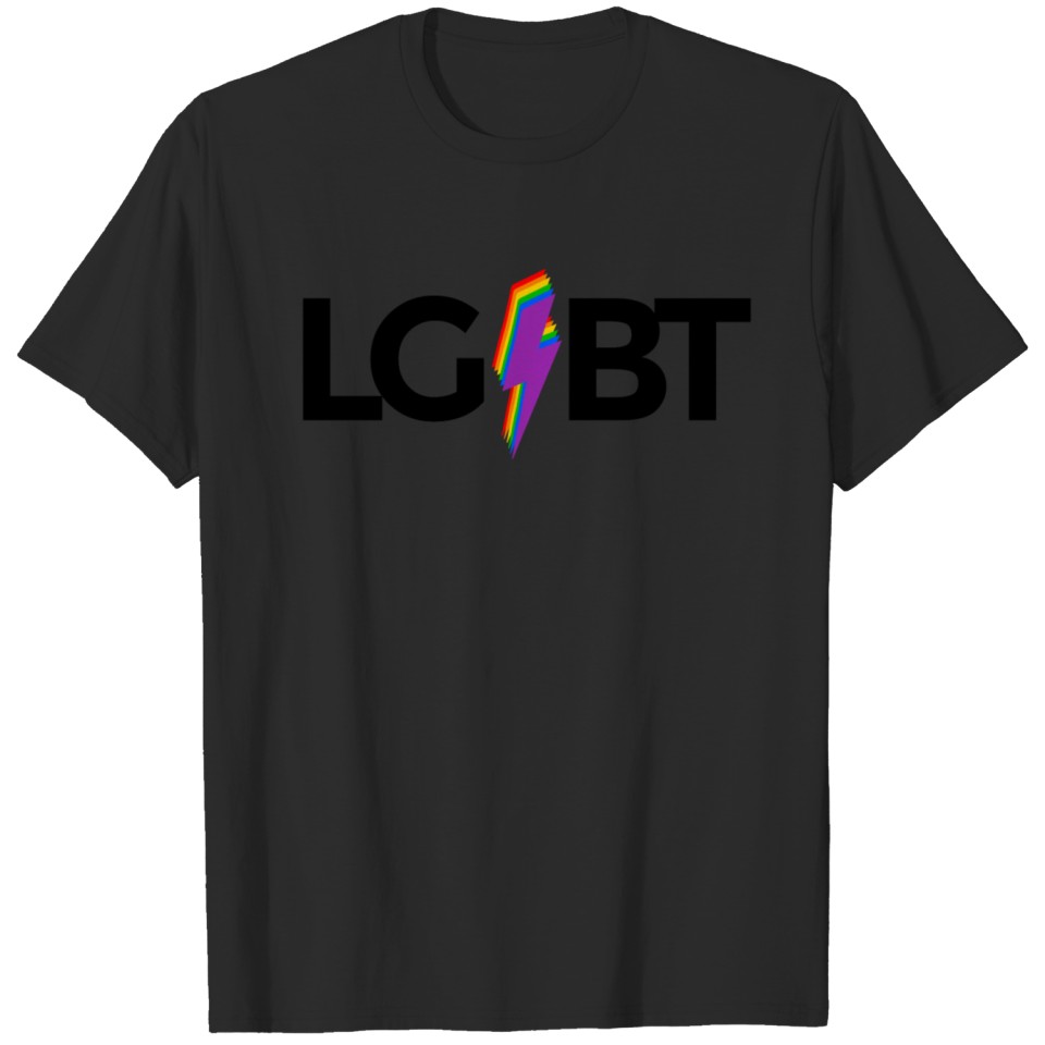 Lgbt Lightning Gay Pride T-Shirt