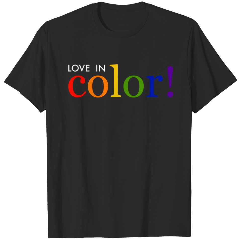 Lgbt Love In Color Gay Pride Csd Rainbow Colorful T-Shirt
