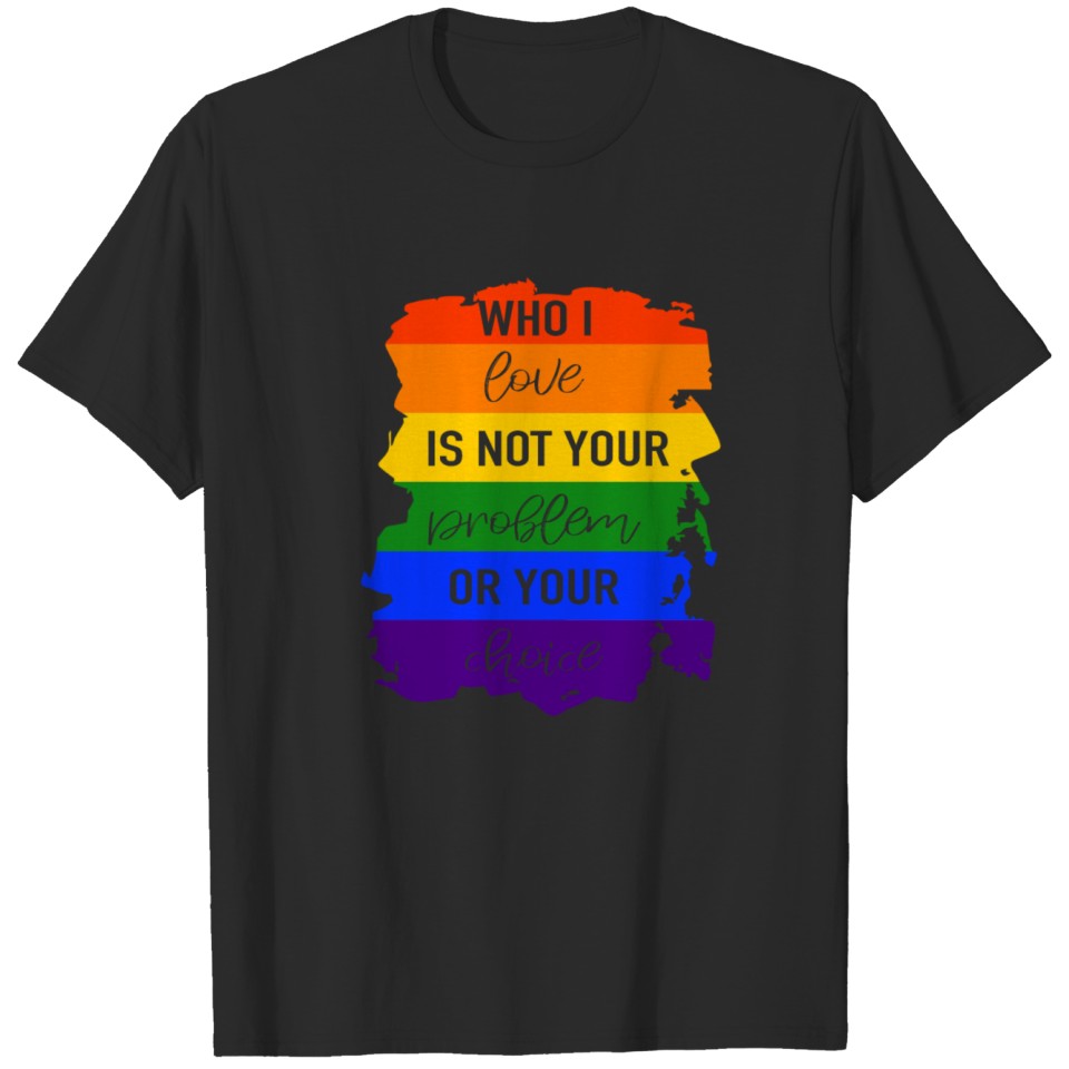 Lgbt Love Is Not A Crime Gay Pride Csd Rainbow T-Shirt