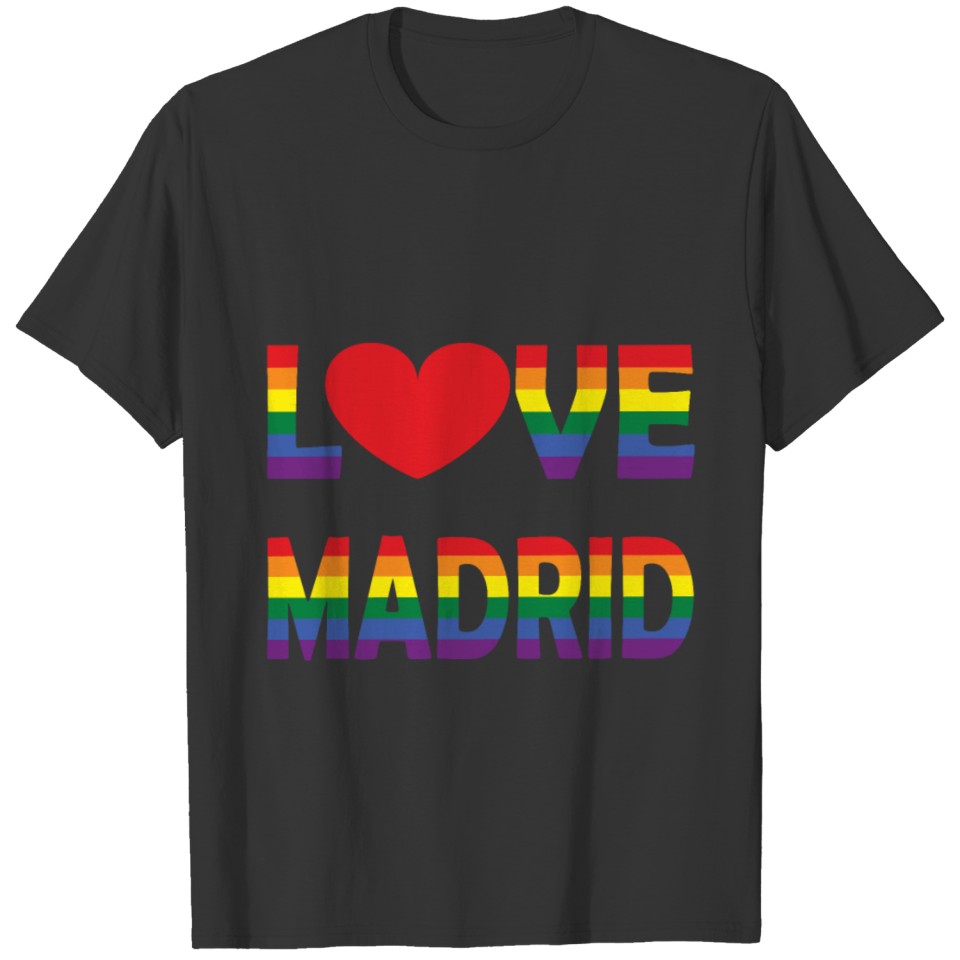Lgbt Love Madrid T Shirts