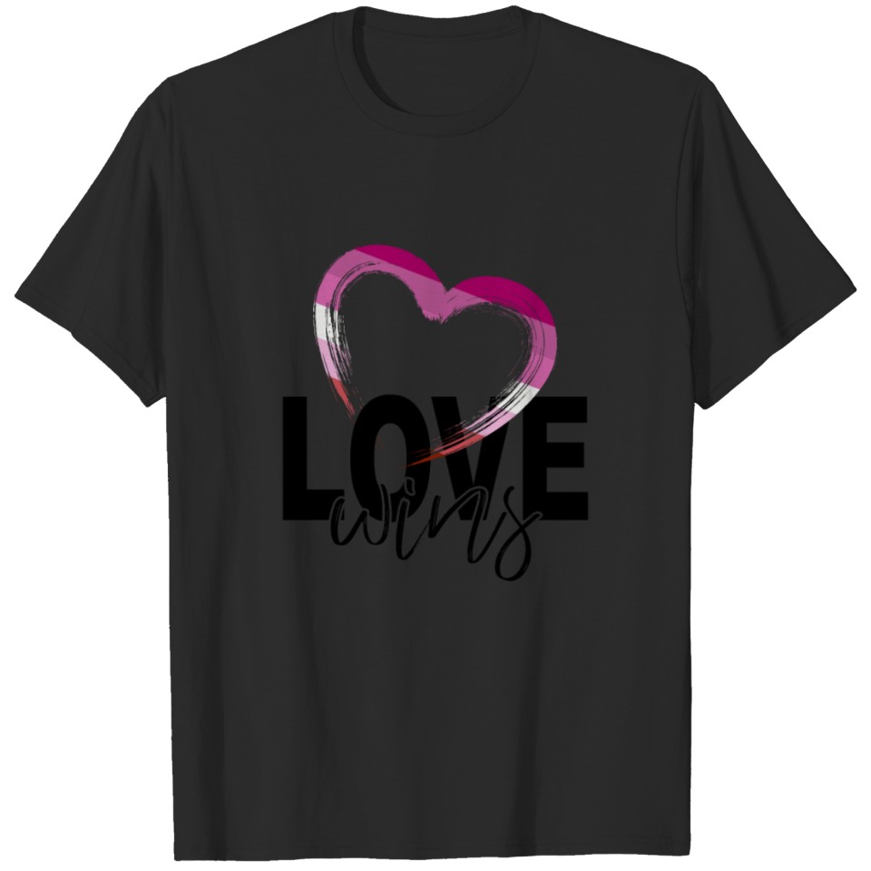 Lgbt Love Wins Lesbian Gay Pride Queer Csd T-Shirt