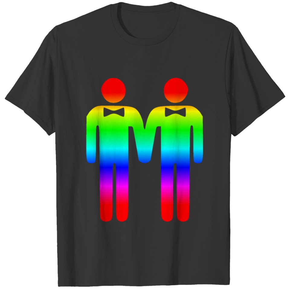Lgbt Male Couple T Shirts