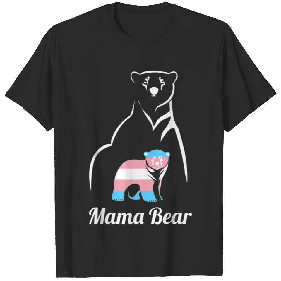 Lgbt Mama Bear T Trans Pride Nonbinary T-Shirt