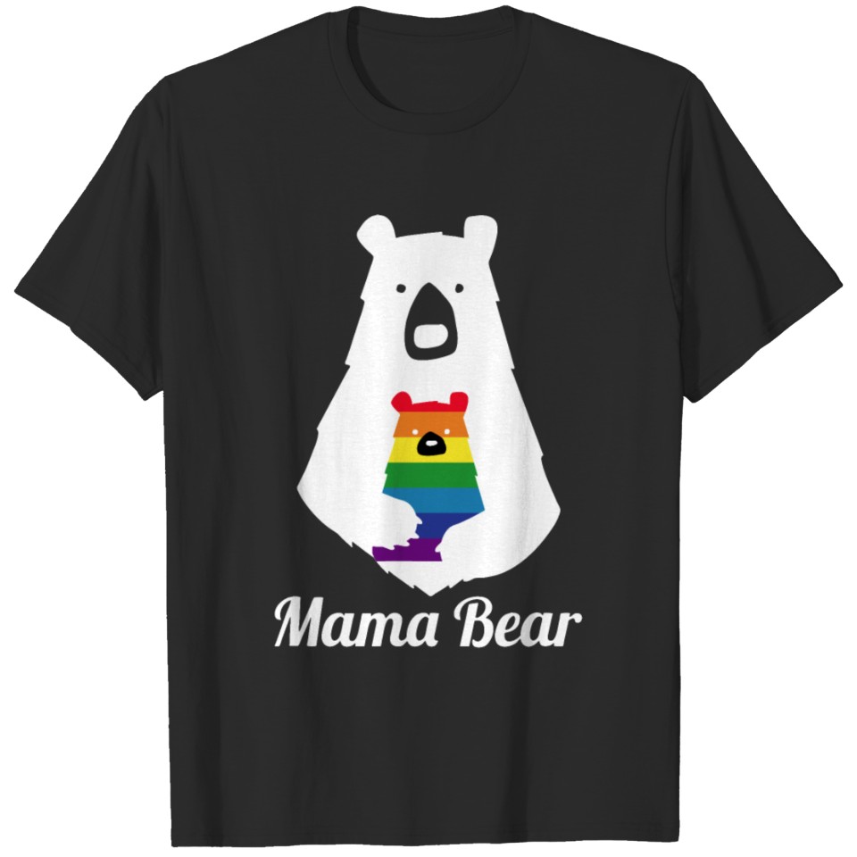 Lgbt Mom Mama Bear Lgbt Mothers Gift T-Shirt