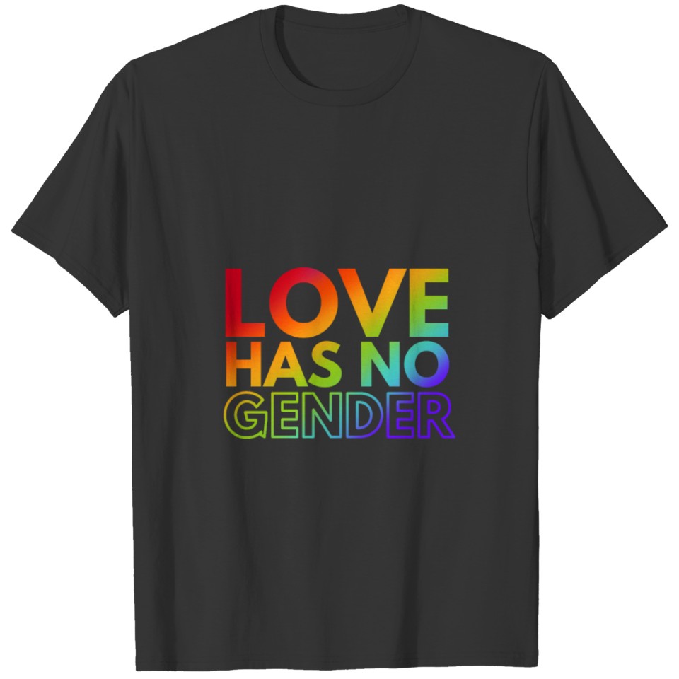 Lgbt No Gender T Shirts