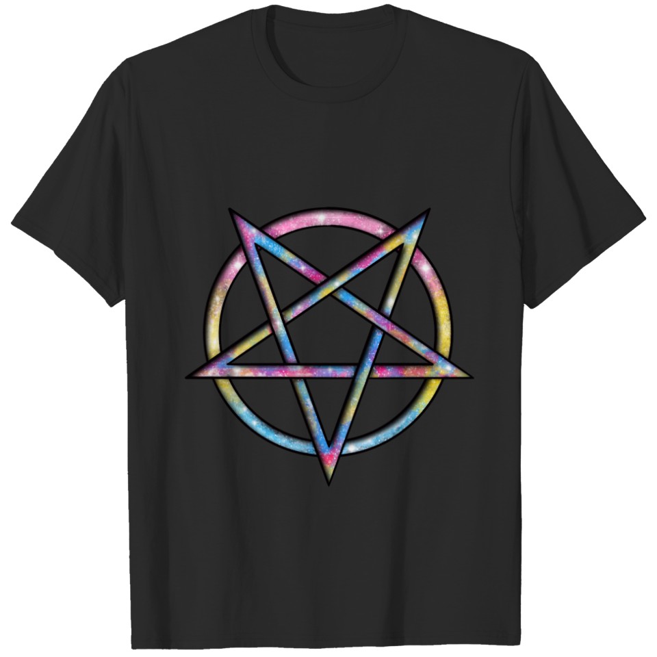 Lgbt Pansexual Bisexuel Pride Pentagram T-Shirt