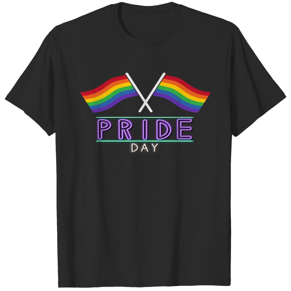Lgbt Pride Day, Gay Rainbow Flag Pride Month Bi T-Shirt