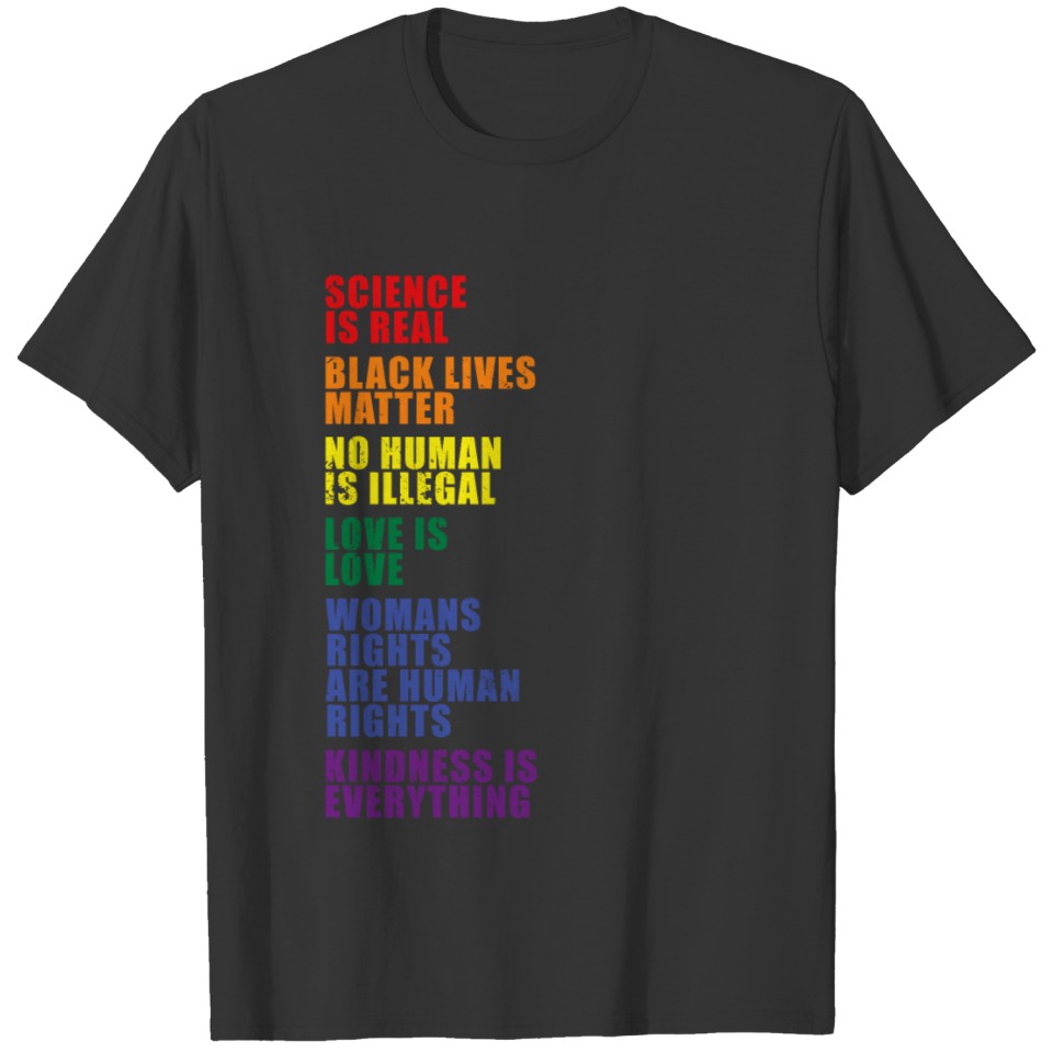 Lgbt Pride Equality No Human Is Illegal T Shirts