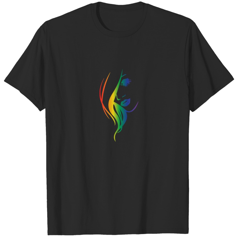 Lgbt Pride Face T-Shirt