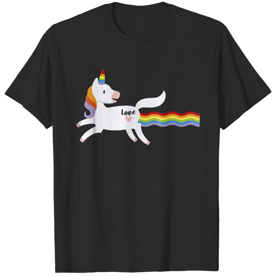 Lgbt Pride Gay And Lesbian Unicorn T T-Shirt