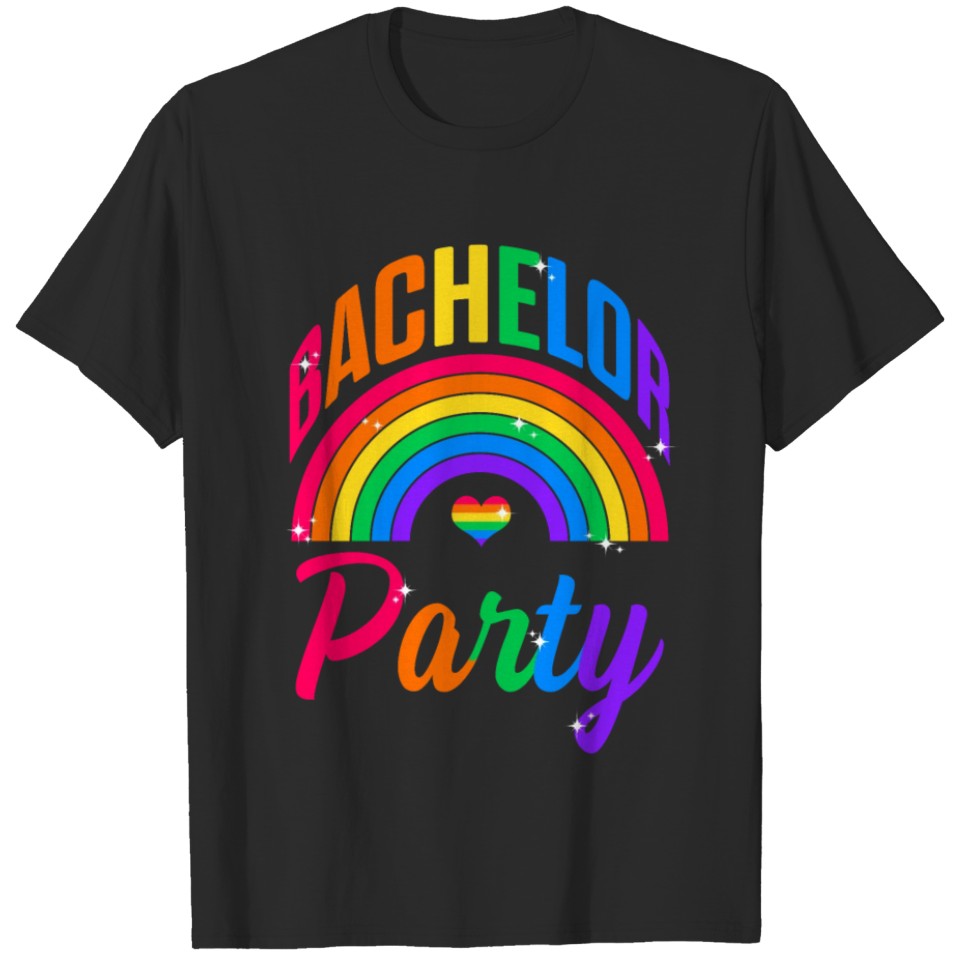 Lgbt Pride Gay Bachelor Party Celebration T-Shirt