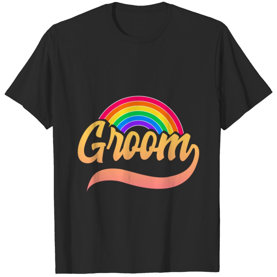 Lgbt Pride Gay Bachelor Party Freedom Engagement T-Shirt