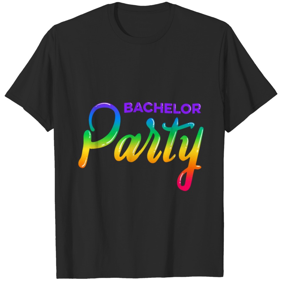 Lgbt Pride Gay Bachelor Party Respect Engagement T-Shirt