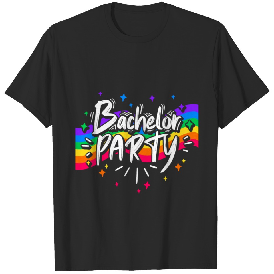 Lgbt Pride Gay Bachelor Party Rites Engagement T-Shirt