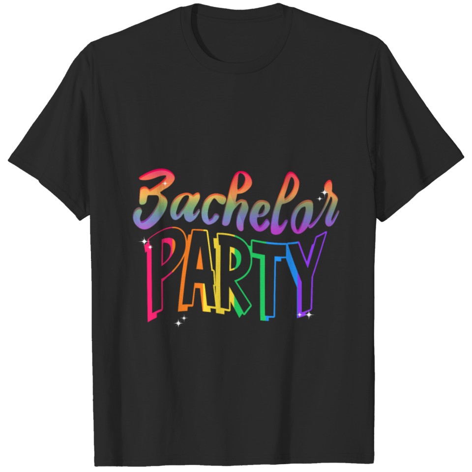 Lgbt Pride Gay Bachelor Party Symbolic Engagement T-Shirt