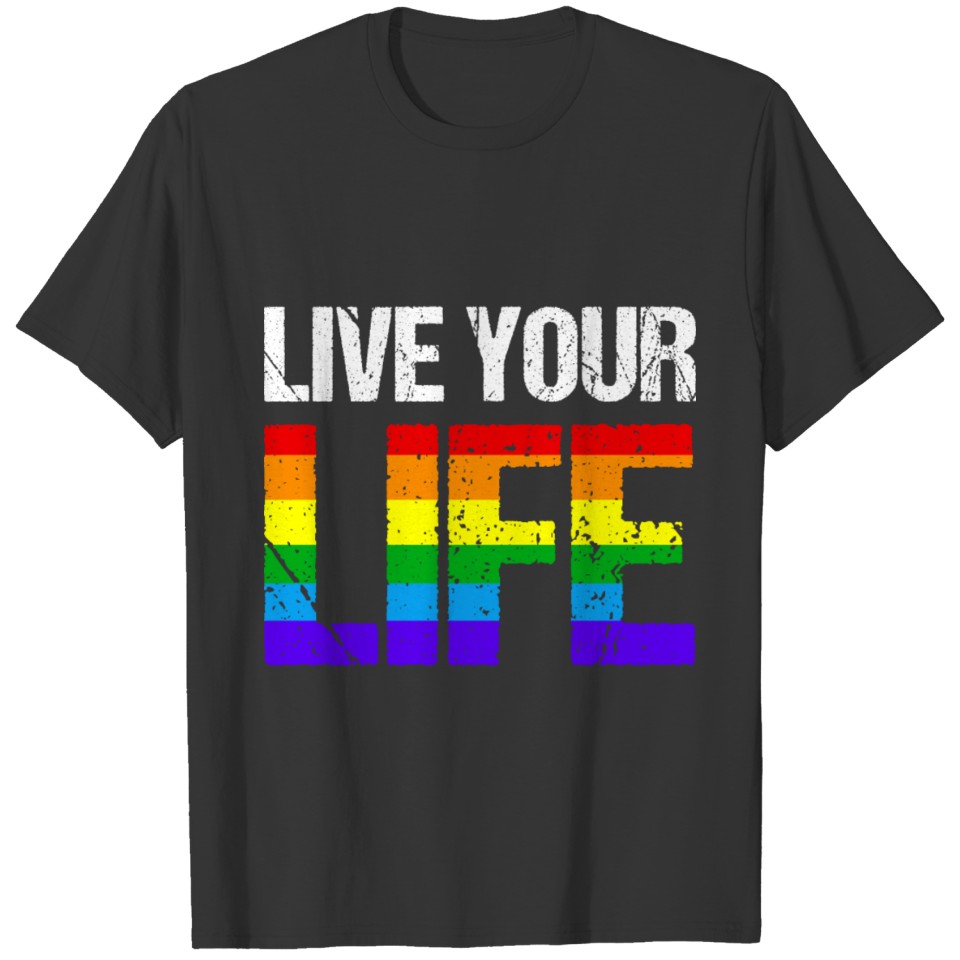 Lgbt Pride Gay Lesbian Rainbow Flag Gift T Shirts