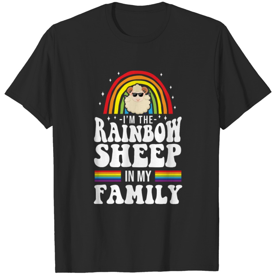 Lgbt Pride I'M The Rainbow Sheep T-Shirt