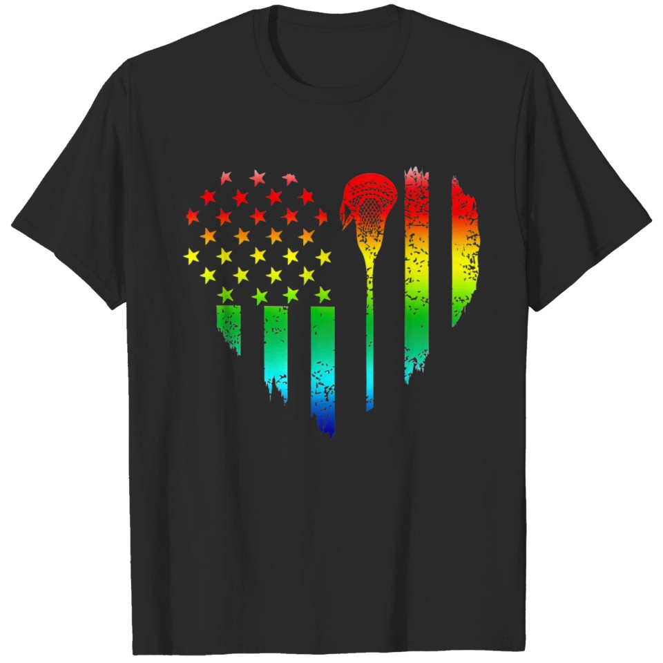 Lgbt Pride Lacrosse T T-Shirt