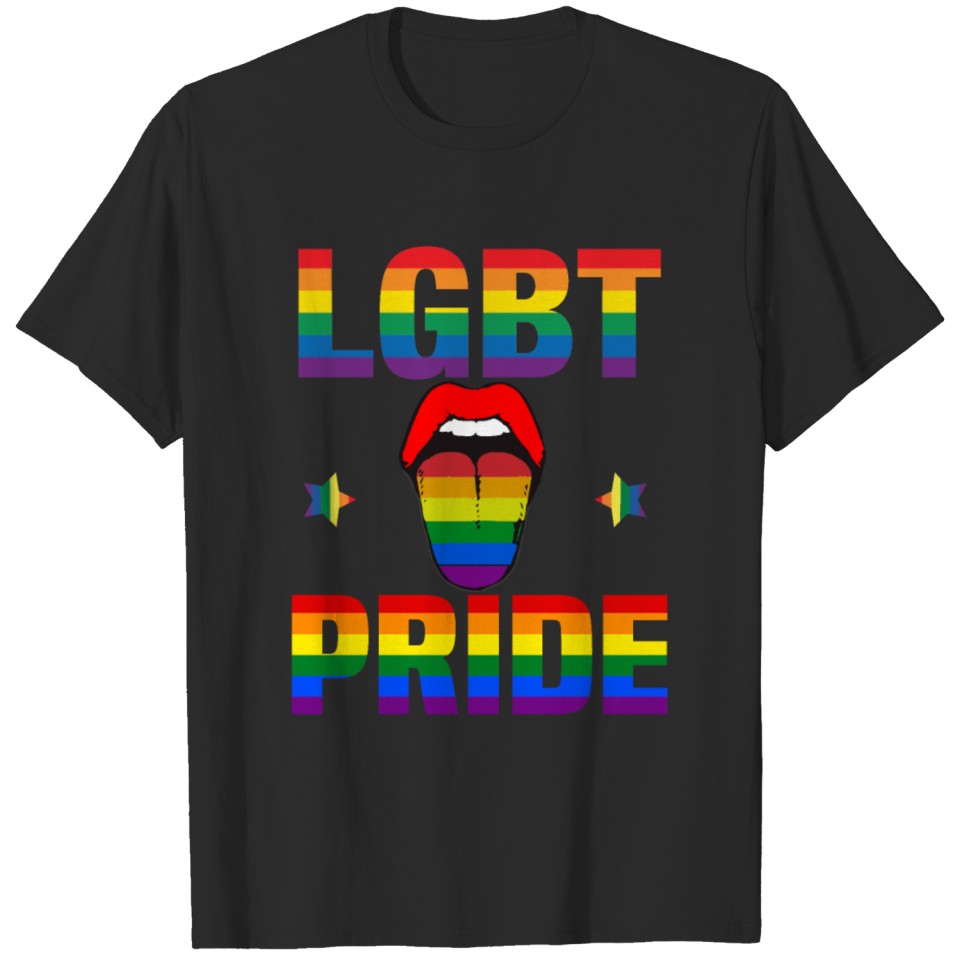 Lgbt Pride Lesbian Tongue Love Wins Gay Pride T-Shirt