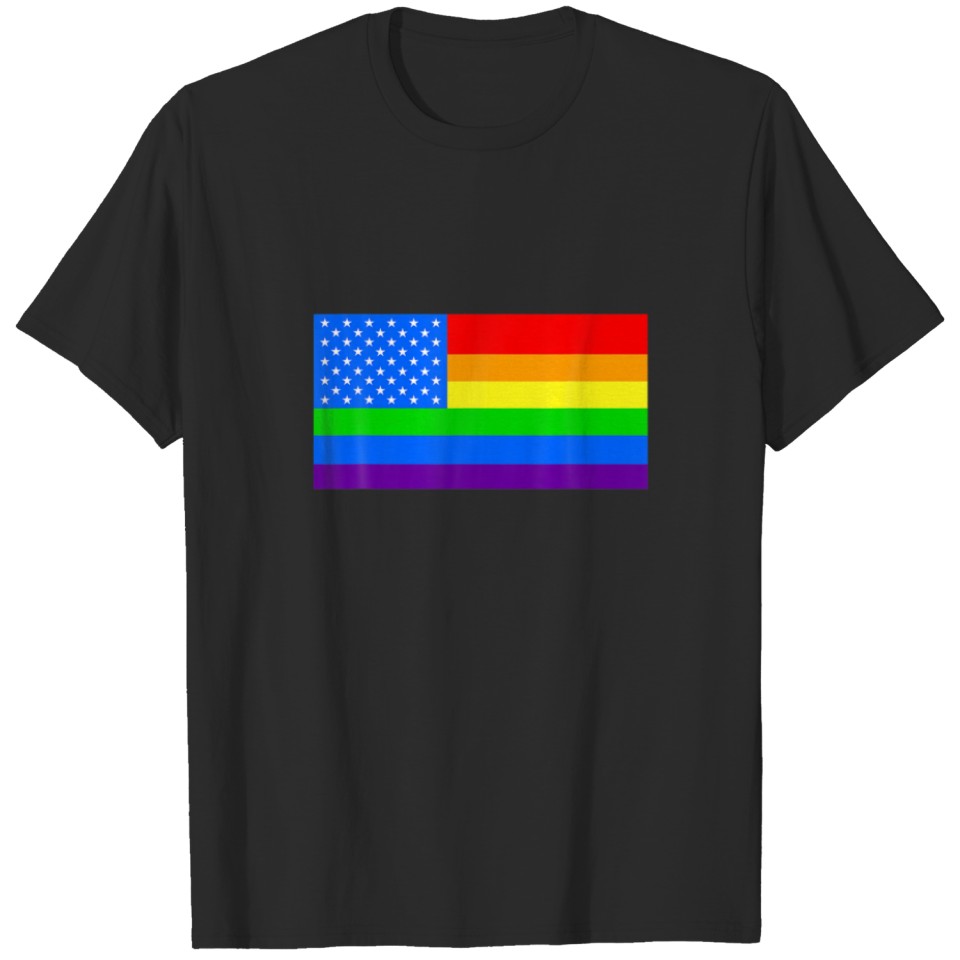 Lgbt Pride Rainbow Flag Proud Black King Queen T-Shirt