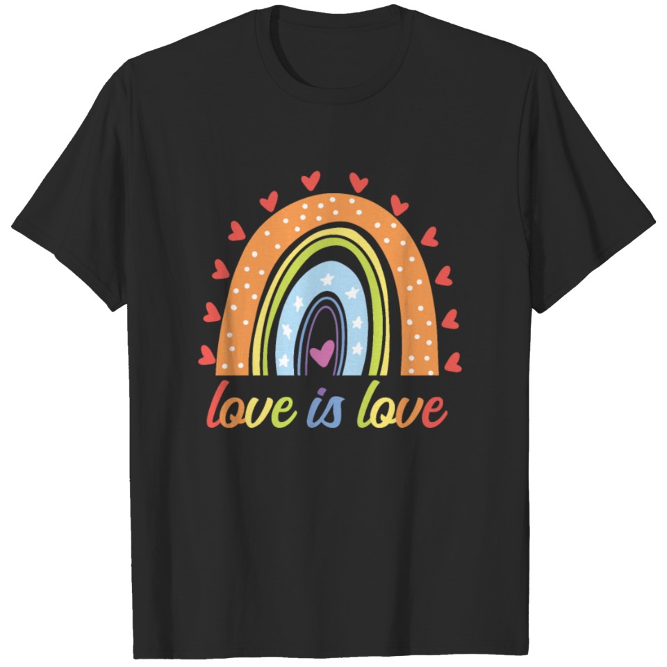 Lgbt Pride Rainbow Love Is Love T-Shirt