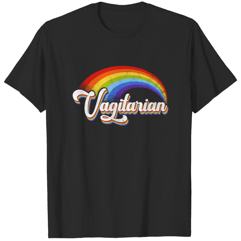Lgbt Pride Rainbow Vagitarian T-Shirt