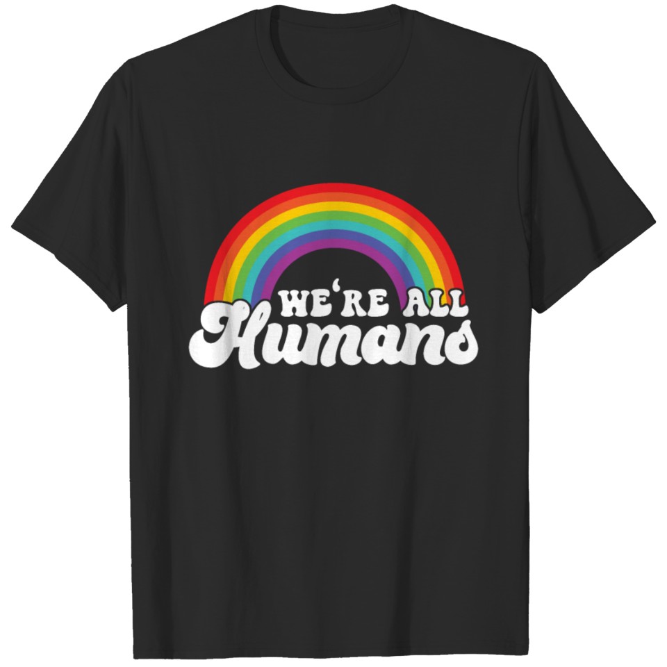 Lgbt Pride Rainbow We'Re All T-Shirt