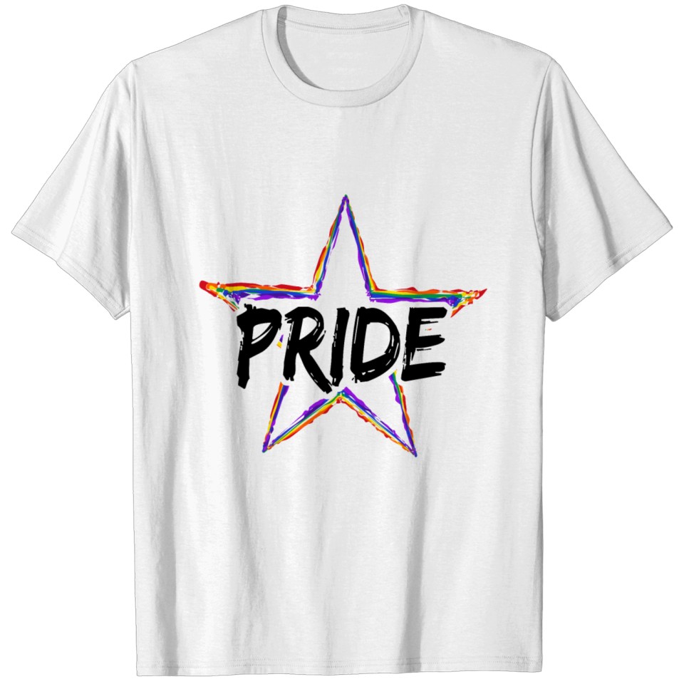Lgbt Pride Star Gay Queer Rainbow Csd T-Shirt