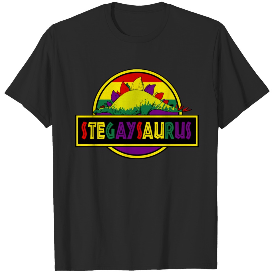 Lgbt Pride Stegaysaurus Shirt T-Shirt