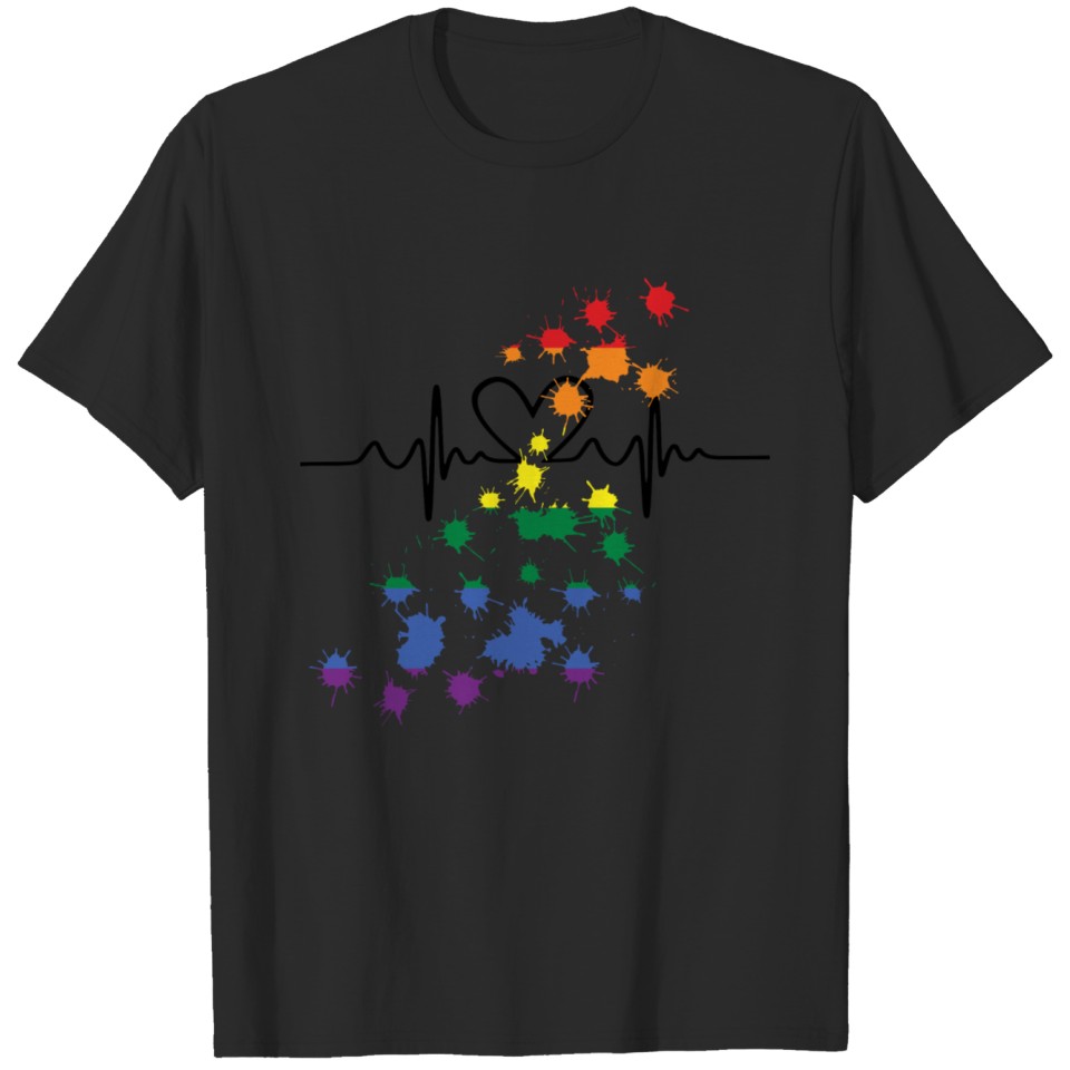Lgbt Pulse Saying Gift Pride Rights T-Shirt