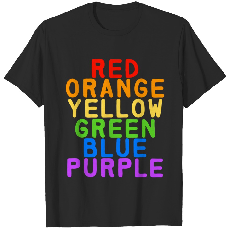 Lgbt Rainbow Colors T-Shirt