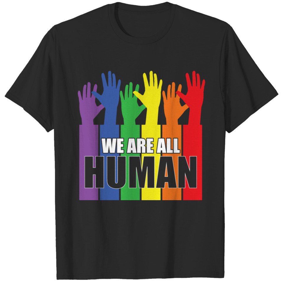 Lgbt Rainbow Flag Equality Awareness Month We Are T-Shirt