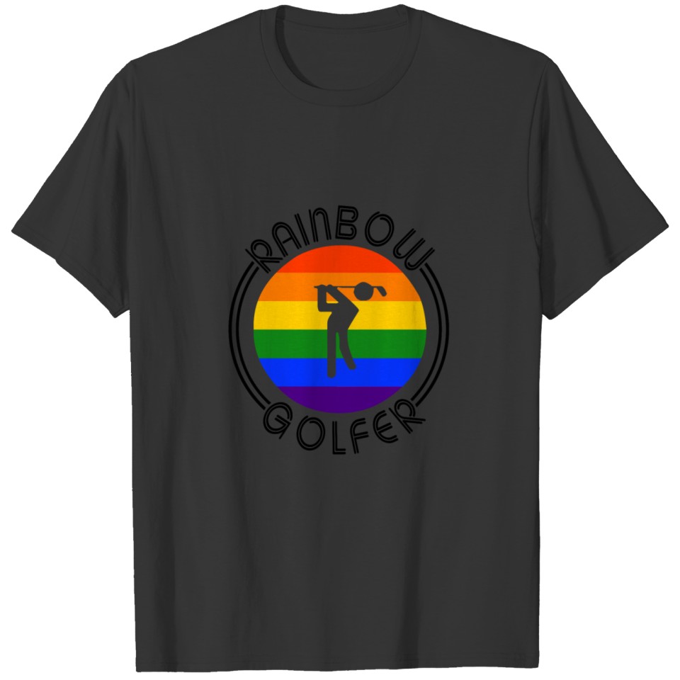 Lgbt Rainbow Golfer Gay Pride Csd Queer T Shirts