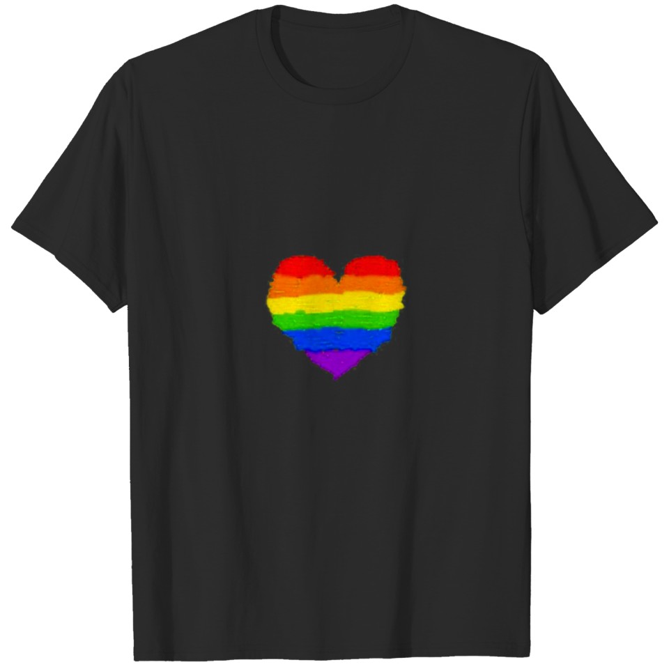 Lgbt Rainbow Heart | Gift Idea T-Shirt