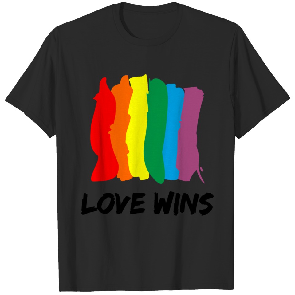 Lgbt Rainbow - Love Wins T-Shirt