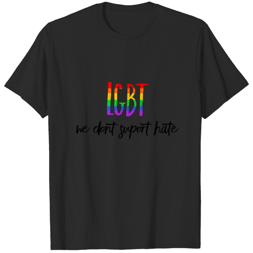 Lgbt Rainbow Tolerance Gender T-Shirt