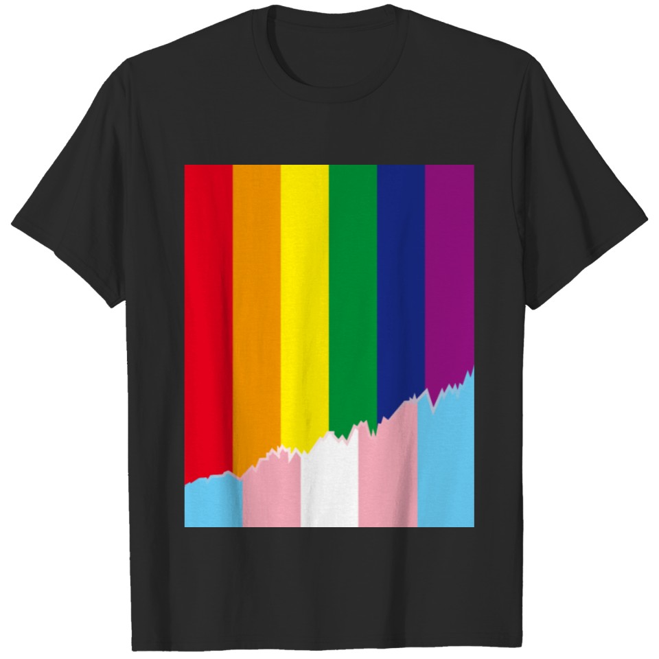Lgbt Rainbow Transgender Flag T-Shirt