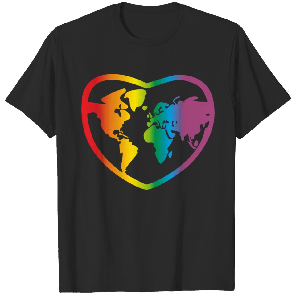 Lgbt Rainbow World, Gay Pride T-Shirt