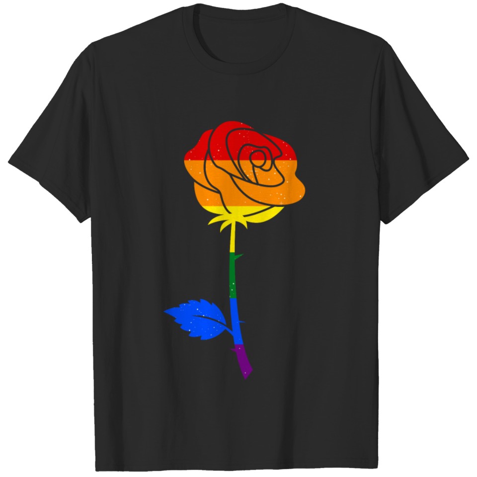 Lgbt Rose T-Shirt